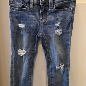 Jessica Simpson Distressed Denim Skinny Jeans